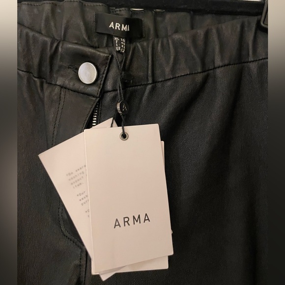 Arma flared leather pants - Picture 5 of 7